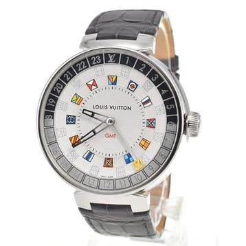 Louis Vuitton - Tambour Moon Dual Time - QA096 - Homme -