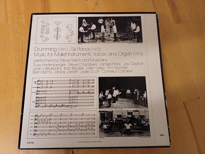 Steve Reich - Drumming / Music For Mallet Instruments,, CD & DVD, Vinyles Singles