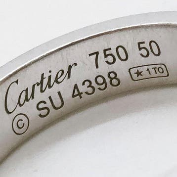 Cartier - Bague - 18 carats Or blanc - mini amour