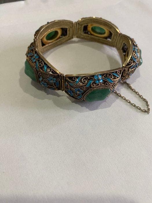 Bracelet - Argent - Chine - la première moitié du XXe siècle, Antiquités & Art, Art | Art non-occidental