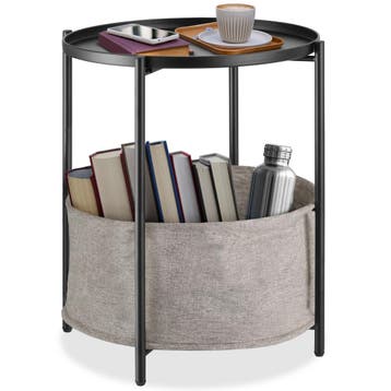 Bijzettafel Canterbury - zwart, Huis en Inrichting, Verzenden, Nieuw