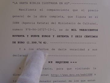 Rare and exclusive Bible blessed by Pope Francis in 2016