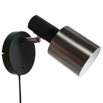2dekans | Wandlamp Fjorgard 4848ZW - Zwarte metalen wandlamp, Ophalen of Verzenden