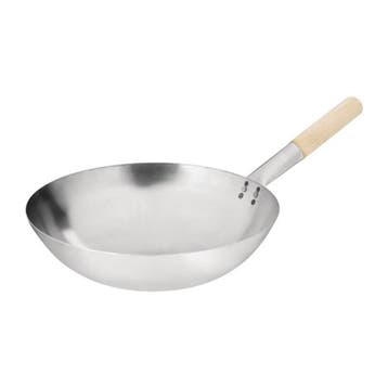 Wokpan | Staal | Ronde Bodem | Ø355mm Vogue, Verzenden