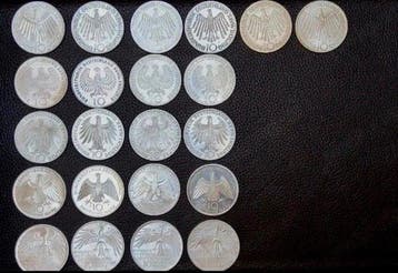 Duitsland. Collection of silver coins