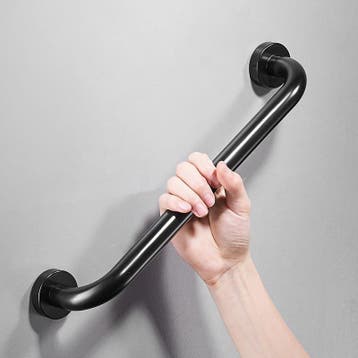 Handgreep Zwart 50cm - Trap - Douchebeugels - Wandbeugel - B, Verzenden