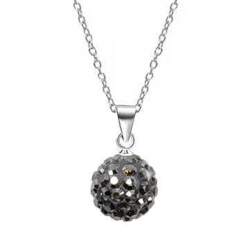 Fako Bijoux - Ketting - Disco Dots - Hanger - Grijs, Verzenden, Nieuw