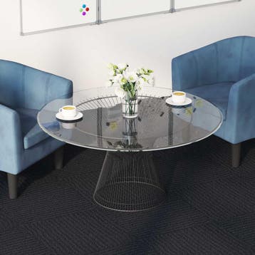 vidaXL Vloertegel Donkergrijs 50 x 50 cm 36 st PP en Bitumen, Verzenden