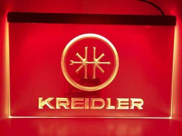 Kreidler neon bord lamp LED cafe verlichting reclame lichtba, Verzenden, Nieuw