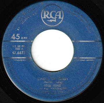 Eddie Fisher - Cindy, Oh Cindy / Around The World, Cd's en Dvd's, Verzenden, Gebruikt
