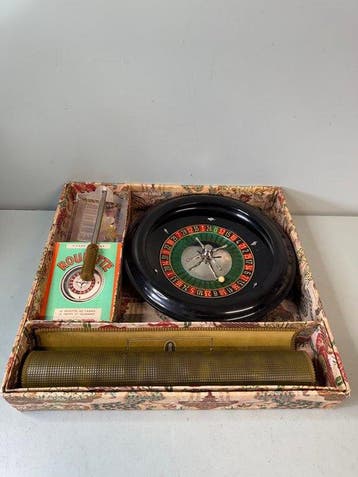 Table de jeux - Ensemble de roulette vintage – Jeu de casino