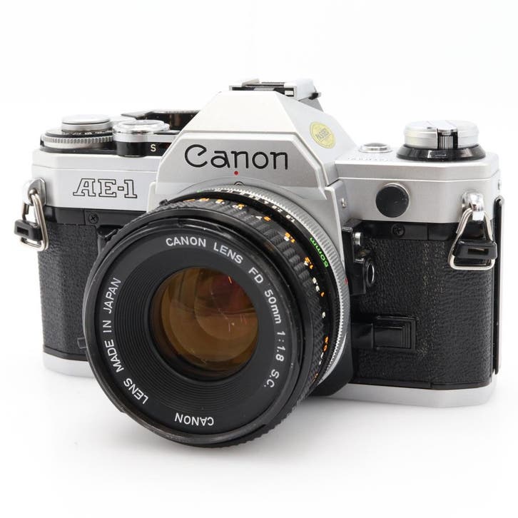 Canon AE-1 zilver + FD 50mm f/1.8 | Tweedehands, TV, Hi-fi & Vidéo, Photo | Lentilles & Objectifs, Envoi