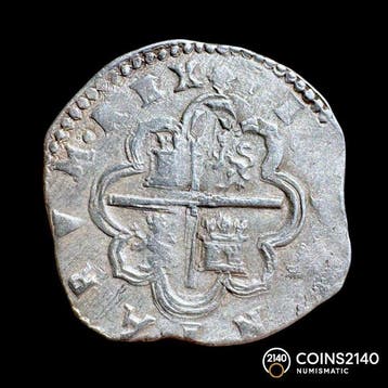 Spanje. Felipe II. 4 Reales 1591/0 Segovia. Io.