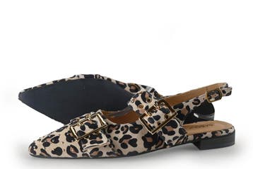 Babouche Loafers in maat 39 Panter, Verzenden, Overige typen