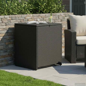 vidaXL Kussenbox 55 x 55 x 69 cm staal, Tuin en Terras, Bergingen en Tuinkasten, Verzenden, Nieuw