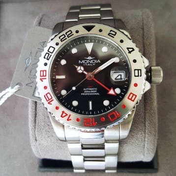 Mondia - Automatic GMT - 24 Jewels - Diver - New - Heren -, Nieuw
