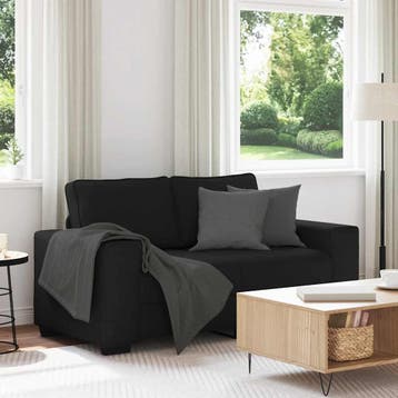 2-zitsbank 120cm zwart | Tweede kansje | OP = OP (tweezit), Huis en Inrichting, Verzenden, 150 tot 200 cm, Tweepersoons, 75 tot 100 cm