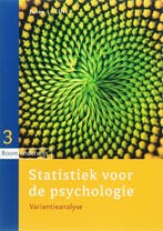 Statistiek voor de psychologie 3 Variantieanalyse J.L. Ellis, Verzenden, Gelezen, J.L. Ellis