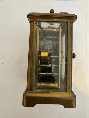 Pendulette de voyage, Réveil - Bronze - 1850-1900