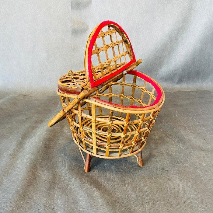 Mand - Bamboe, Antiquités & Art, Art | Objets design