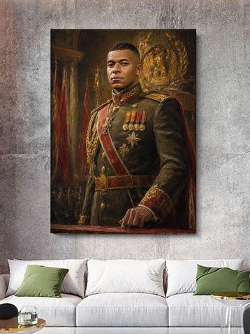 Shayer - Mbappé Dictator - XL - 60x80cm - 1/1 Limited, Nieuw