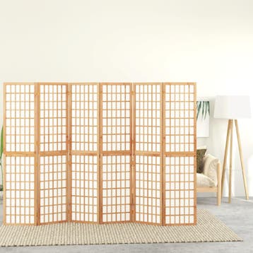 vidaXL Kamerscherm inklapbaar 6 panelen Japanse stijl, Verzenden