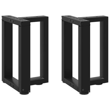 vidaXL Salontafelpoten 2 st T-vormig 38x25x(42-43) cm staal, Verzenden