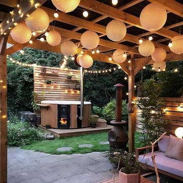 Skargards Rojal Hottub Ø190 | Geïntegreerde hot tub kachel, Ophalen of Verzenden, Nieuw, Afdekzeil, Vast