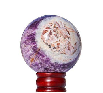KAMR GEM – Zeldzame Chevron Amethyst Bol van 1,80 kg (110