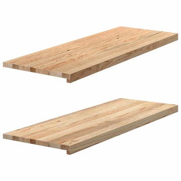 Vensterbanken massief eiken (2st) 110x40cm - Doe-het-zelf..., Doe-het-zelf en Bouw, Verzenden, Zo goed als nieuw