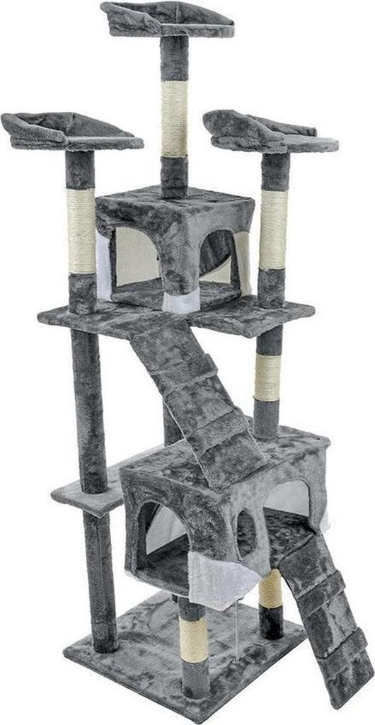 Speelhuis Kat Grijs | 170cm | Laatste Stuks!, Dieren en Toebehoren, Katten-accessoires, Nieuw, Ophalen of Verzenden