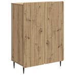vidaXL Dressoir Artisanaal eiken 66 x 34,5 x 92 cm Bewerkt, Verzenden
