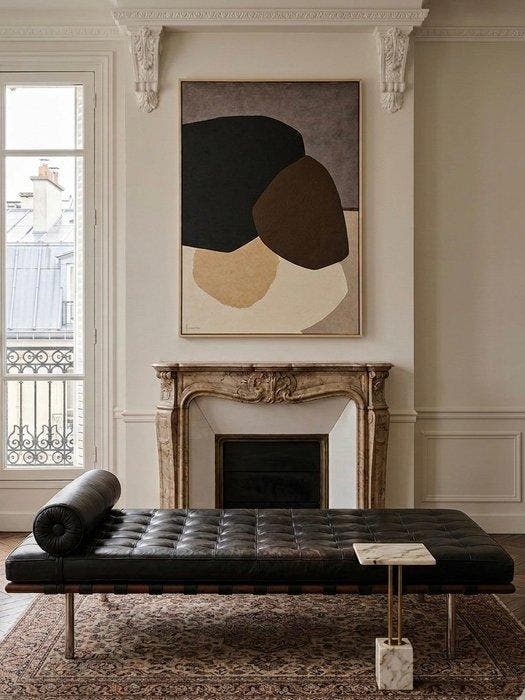 Valérie Bernier - RUE DE ROME 100x70cm, Antiquités & Art, Art | Peinture | Moderne