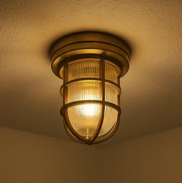 Scheepslampen &amp; Maritiem Gibraltar Scheepslamp Brons, Overige materialen, Verzenden, Nieuw, 50 tot 250 watt