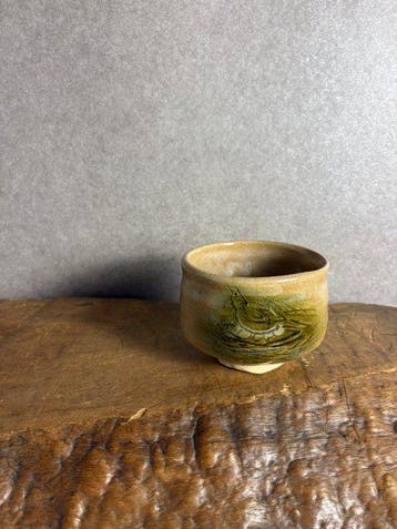 Chawan - Keramiek - Seto Bird Chawan