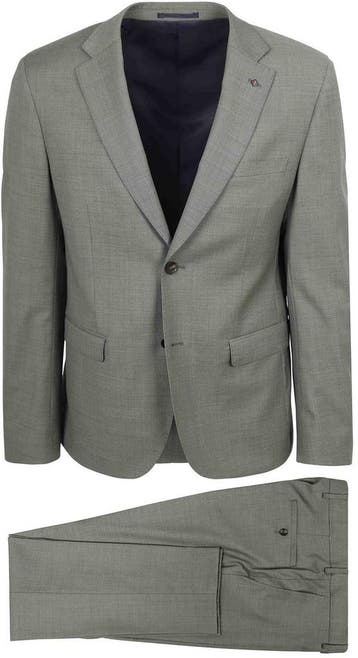 Suitable Toulon Kostuum Wol Olive maat Maat 48/50 (M) Heren, Kleding | Heren, Kostuums en vesten, Nieuw, Suitable, Groen, Verzenden