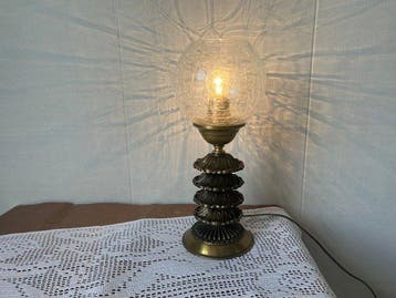 Lamp - Gegoten messing - messinglamp