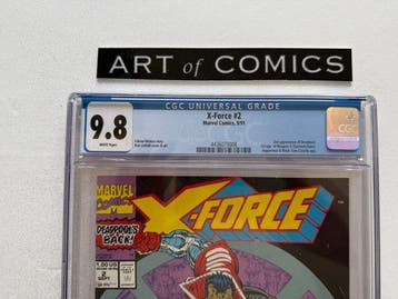 X-Force #2 - CGC 9.8 - 2nd appearance of Deadpool - 2nd