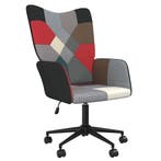 vidaXL Relaxstoel patchwork stof, Maison & Meubles, Fauteuils, Verzenden