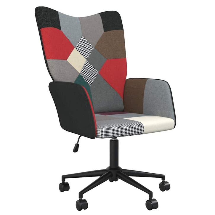 vidaXL Relaxstoel patchwork stof, Maison & Meubles, Fauteuils, Envoi