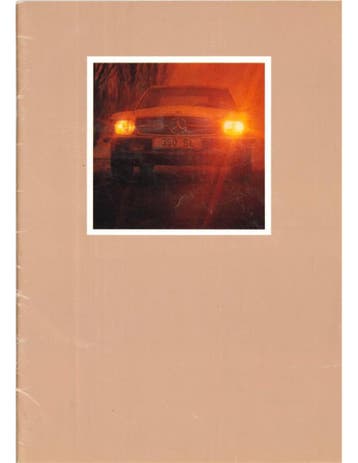 1971 MERCEDES BENZ SL BROCHURE DUITS, Nieuw