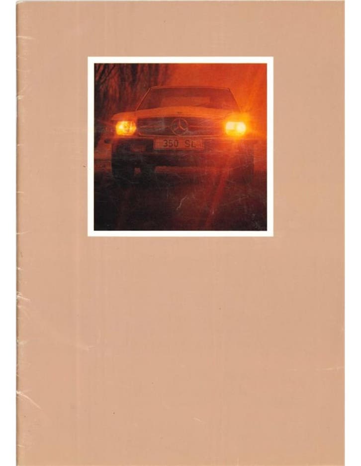 1971 MERCEDES BENZ SL BROCHURE DUITS, Livres, Autos | Brochures & Magazines