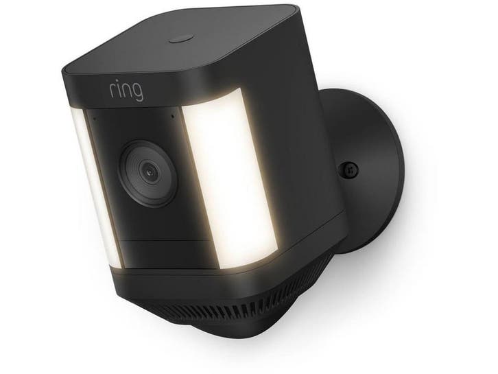 Ring Spotlight Cam Plus - Beveiligingscamera - 1080p HD -, Audio, Tv en Foto, Videobewaking, Zo goed als nieuw, Verzenden