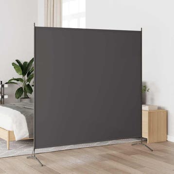 vidaXL Kamerscherm met 1 paneel 175x180 cm antraciet, Verzenden, Nieuw