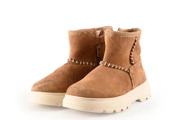 Geox Enkellaarzen Meisjes in maat 24 Cognac, Kinderen en Baby's, Verzenden, Jongen of Meisje, Schoenen, Zo goed als nieuw