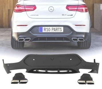 DIFFUSEUR ARRIÈRE MERCEDES GLC X253 COUPÉ 15-18 LOOK AMG GLC, Verzenden, Neuf