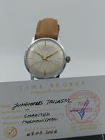 Junghans - Trilastic - Linen Silver Dial - Sans prix de, Handtassen en Accessoires, Horloges | Heren, Nieuw