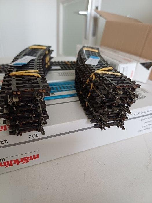 Märklin H0 - 2221 - Modeltreinsporen (70) - Gebogen rails R, Hobby en Vrije tijd, Modeltreinen | H0