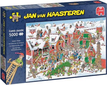 Jan van Haasteren - Het dorp van de Kerstman - 5000 stukjes, Verzenden