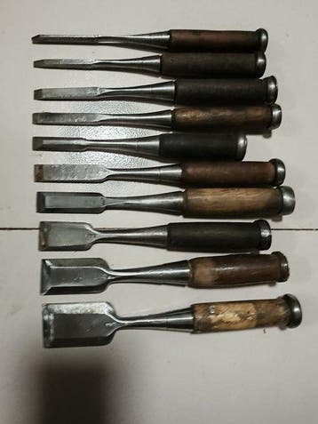 Staal Beitel - 0 cm, Antiek en Kunst